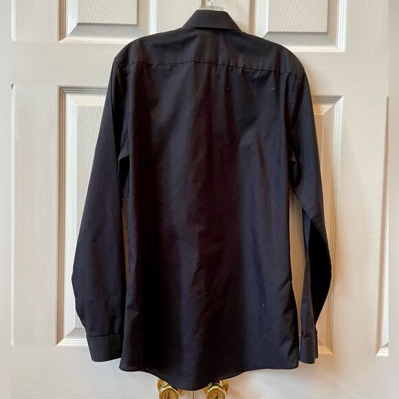 BLACK JF FERRAR SLIM FIT DRESS SHIRT 15-15.5 34/35 EUC - Picture 3 of 3